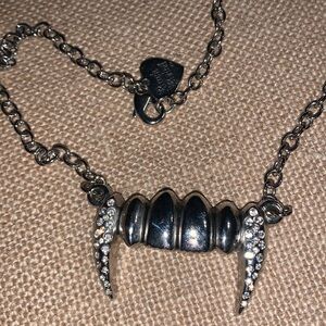 Rock rebel fang necklaces